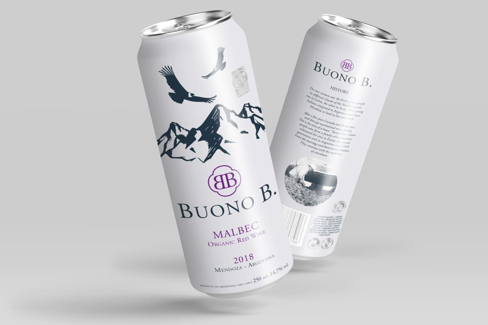 Canned wine