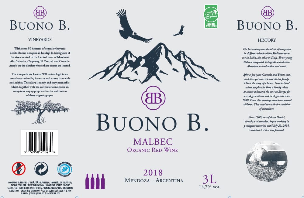 Canned wine Layout Design