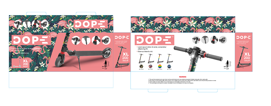 Dope Packaging Layout