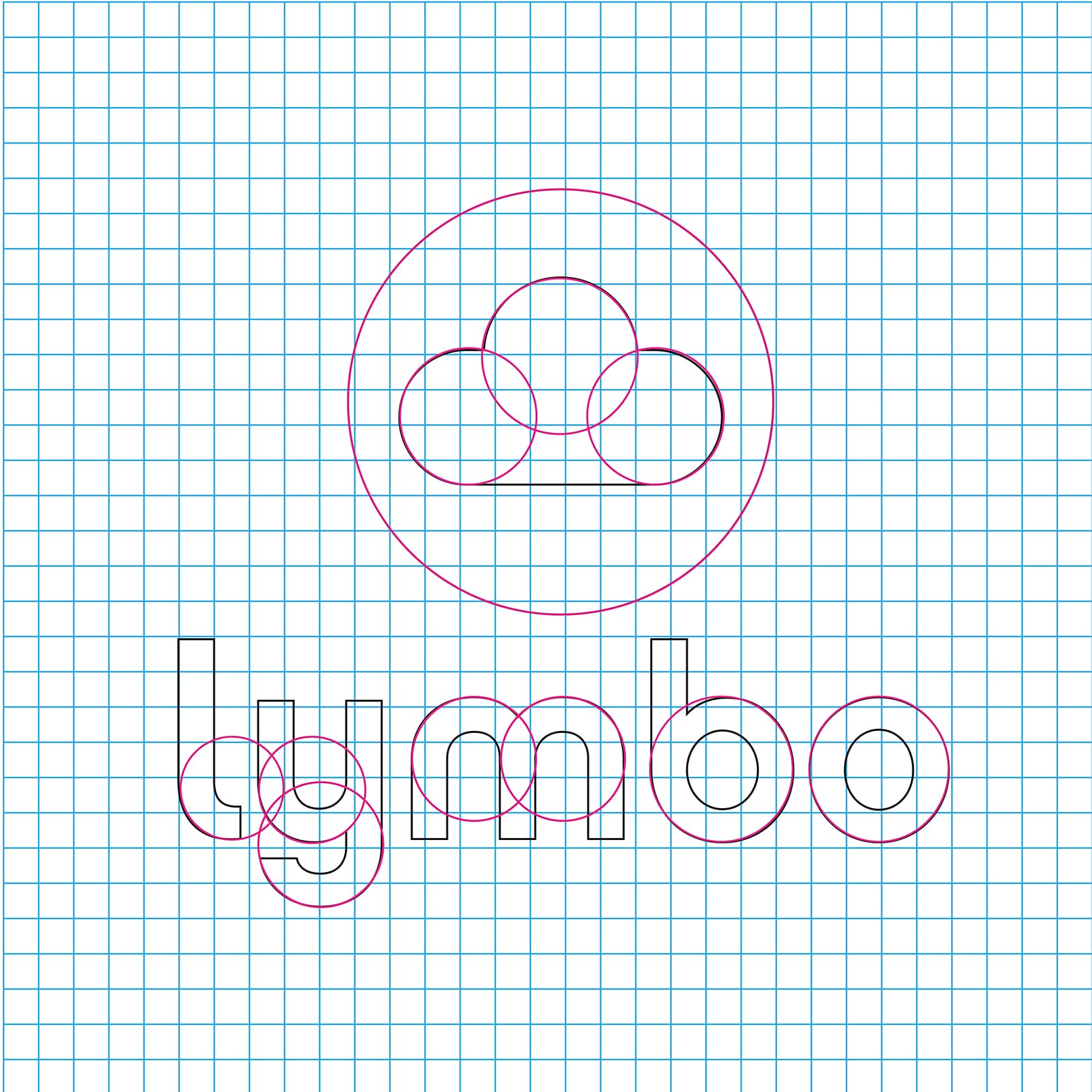 Logo construction grid