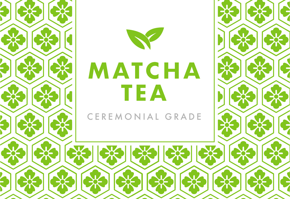 Matcha Tea Pouch Layout