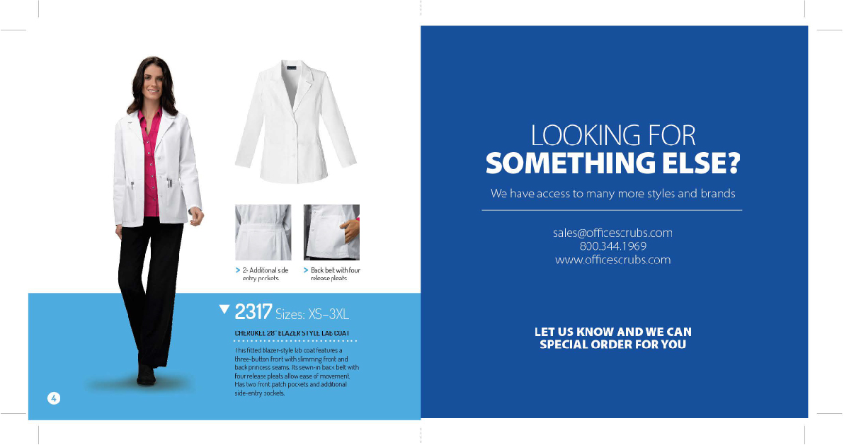 Lab Coat Guide spread page