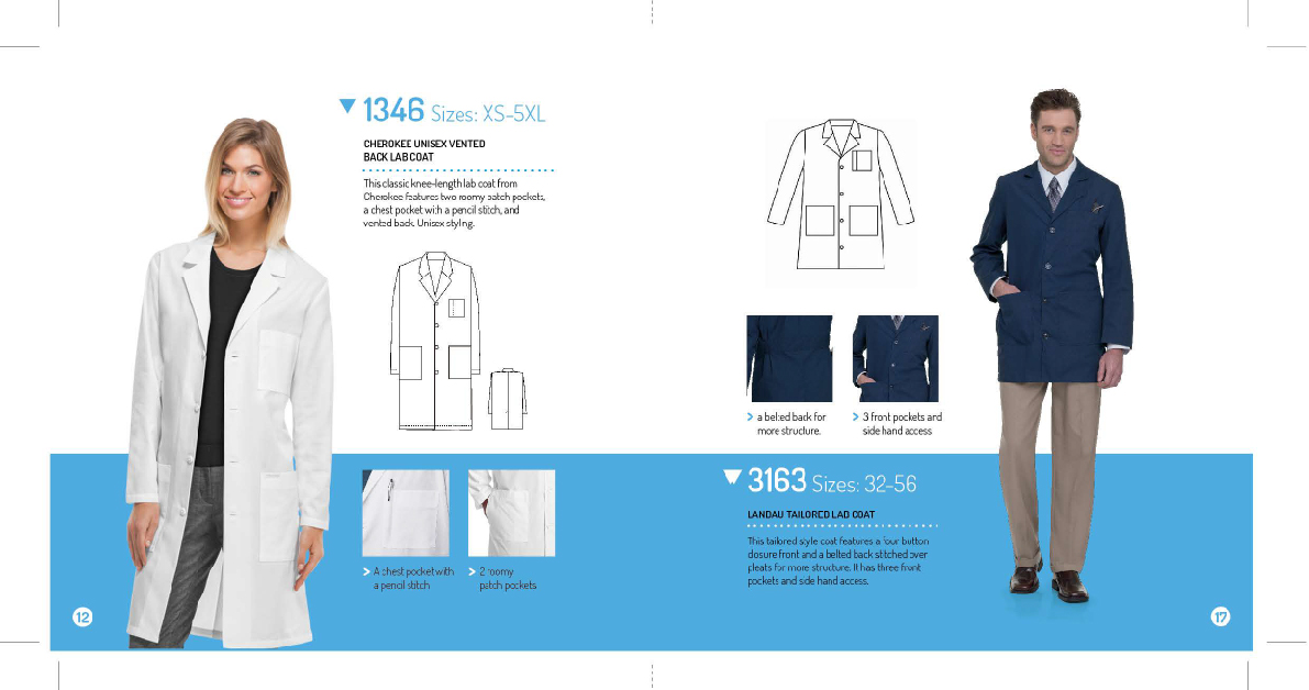 Lab Coat Guide spread page