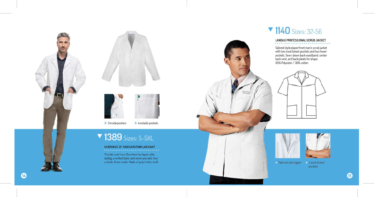 Lab Coat Guide spread page
